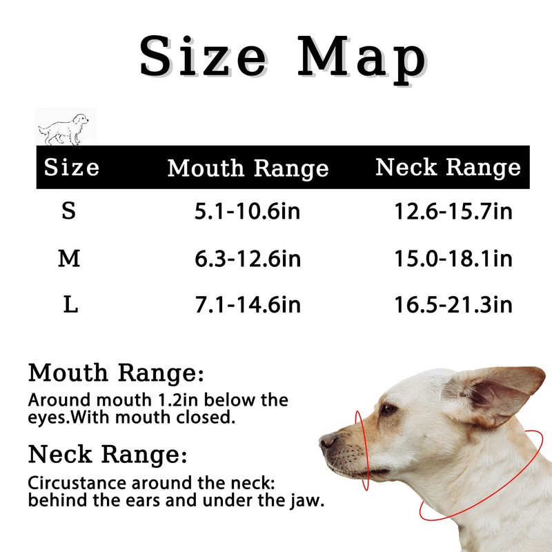 Dog Head Collar with Silk Thread, Soft and Adjustable Head