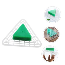 LALAFINA Urinal Screens Deodorizer Triangle Urinal Scented Mats for Odor Control Bathrooms Restrooms and Offices Easy to Use and Color
