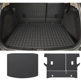 Cargo Mat & Backrest Mat Fit for 2017-2022 Honda CRV (Not for Hybrid) - All Weather Protection PU Leather Cargo Liner Back Seat Cover Protector CR-V Accessories