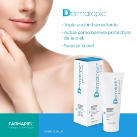 Crema Humectante Facial y Corporal Dermatopic con Aceite de Almendras para Piel Seca y Sensible, 250 g