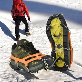 Climbing crampons, chain crampons, figure 8, mountain climbing 10 figure, figure 8 chain supplies Climbing 8point/black