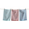 TAG 100% Cotton Waffle Weave Striped Kitchen Dish Towel Gift