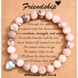 TEVOP Friendship Gifts For Women, Best Friend Bracelet Jewellery for Friends on Birthday Christmas