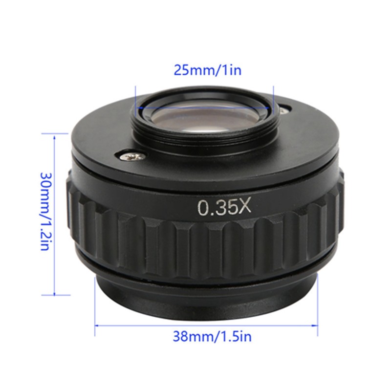 0.35X CTV Microscope Lens Camera Interface Adapters for Trinocular Stereo