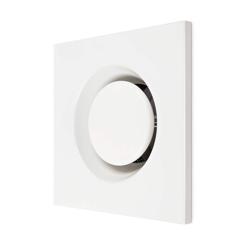 calimaero® TVQA 100 mm Exhaust Air Disc Valve Square Ventilation