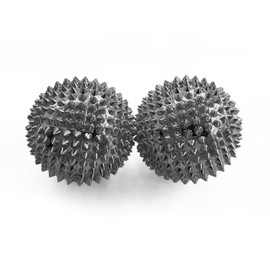 2 x DBT Skills Hedgehog Ball, Magnetic High Stress Acupressure Ball, Deep Blue, 47 mm Diameter, for Stress Relief or Massage, Against Tension and for More Mobility and Concentration
