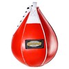 Professional Leather Boxing Speed Ball Red/Medium Leather Speed Ball in