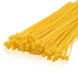 Professional Cable Ties in Various Colours, Pack of 100, 280, 200, 140, 100 mm Length, 2.5 - 3.5 - 4.5 mm Width, UV-Resistant Cable Straps for Bundling Cables, Very High Strength Cable Strap Cable Tie