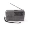 Portable Pocket AM/FM Radio with Telescopic Antenna, 3.5mm Headphone Jack