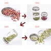 4 Pack Mason Jar Sprouting Lids - Wide Mouth Mason