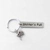 Shitter's Full Keychain Happy RV Camper Keychain Camping Keychain Redneck