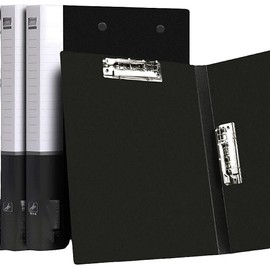 A4 Double Strong Clips File Folder Report Cover, Punchless Binder, Clamp Binder Without Rings Office Project Folder,Documents File Folder, for Letter Size or A4 Size, 200 Sheet Capacity (2)