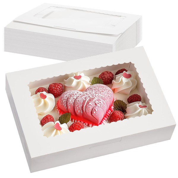 Kootek Kootek 24 Pack Bakery Boxes with Window, 12" x
