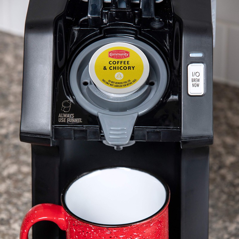 Community Coffee & Chicory 18 Count Coffee Pods, Medium Roast,