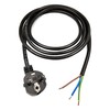 Spy-Earpiece.com Stromkabel mit Aderendhlsen, Stecker 230V, 16A, 2 Meter, Anschlussleitung
