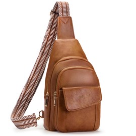 Seoky Rop Crossbody Bag for Women Small Sling Bag Leather Shoulder Cross Body Bag for Travel, 03-brown, Small, Sling Backpacks