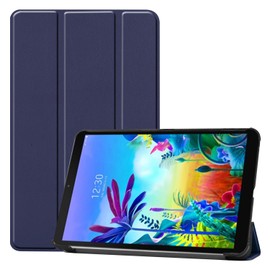 Kepuch Custer Case for LG G Pad 5 10.1 FHD, Smart PU Leather Protective Case Cover for LG G Pad 5 10.1 FHD - Blue