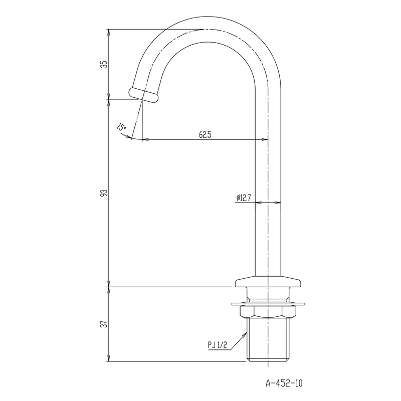 LIXIL INAX PK-A-452-10 Toilet Low Tank Hand Wash Water Pipe