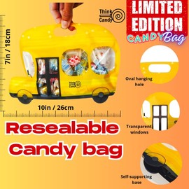 (PACK OF 10) Laffy Taffy Rope Lover’s 5 Flavors Variety - 10 Large Pieces of Unique Ropes Candy - Blue Raspberry, Strawberry, Green Apple, Banana, and Mystery Swirl Flavor - Included One Resealable Candies ZipBag by Think Candy
