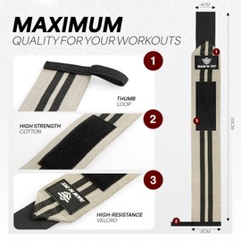 muñequeras Gym (Grey/Black)