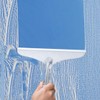 Shower Squeegee for Bathroom Glass Doors and Mirror, 10'' Rubber