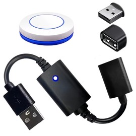 WIYETY USB Switch: USB Remote Control, Remote Control Switch, 5 V Night Light Fan LED Light Bar, Wireless Remote Control Switch with Remote Control, Suitable for LED Light Bar, Night Light