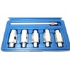 US PRO 6pc Double Ended Drain Sump Plug Key Set