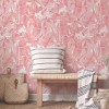 Tempaper Pink Lemonade Tropical Removable Peel and Stick Wallpaper, 20.5