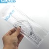 TAOSHENG 4Pcs Plastic Math Geometry Kit, Transparent Measuring Tool Set