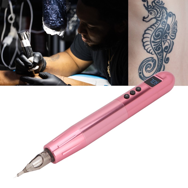 Wireless Tattoo Pen 2 In 1 Rechargeable Battery LED Display