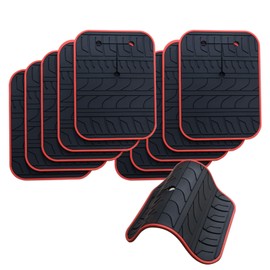 Car Scratch Protector for Trunk Bike Rack, Anti-Scratch Anti-Collision Non-Slip Silicone Pads, Car Paint Protective Pads Car Tire Pattern Non-Slip, Bike Car Rack Accessories(10 Pack)