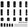 NEIKO 02434A 3/8-Inch-Drive Standard and Deep Impact Socket Set, 6-Point