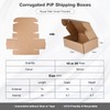 Corrugated Cardboard Shipping Boxes, 15x10x5cm Royal Mail Small Parcel Boxes,