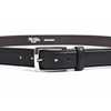 Prairie Ginza NB12612 Men's Deerskin Business Belt, Black