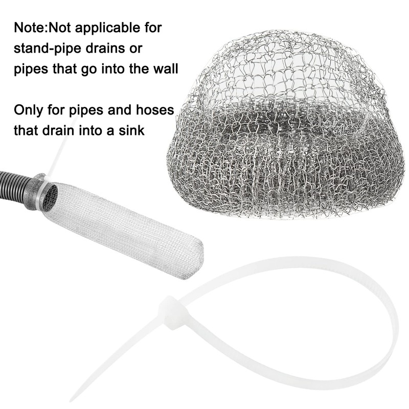 24 Pieces Lint Traps Washing Machine Stainless Steel Lint Snare