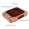 Water Cooling Radiator Red Copper 7mm Round Pipe G1/4 Thread