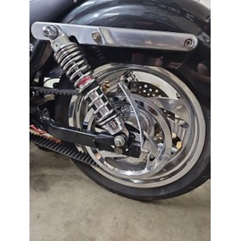 EACCESSORIES EA Curved License Plate Relocation Holder Bracket for Yamaha YZF R1 1998-2025 - Shock Bolt/Spool Tag Mount - Lightweight, Highly Durable, Rustproof