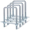 4 Sets M8 Square U Bolts, U Bolts 50mm (2")
