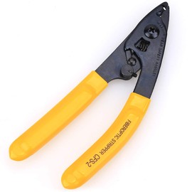 KELUSHI FTTH Fiber Fibre Optic Drop Cable Stripper CFS-2 Double Port Hole Optical Fiber Coating Pliers Tool