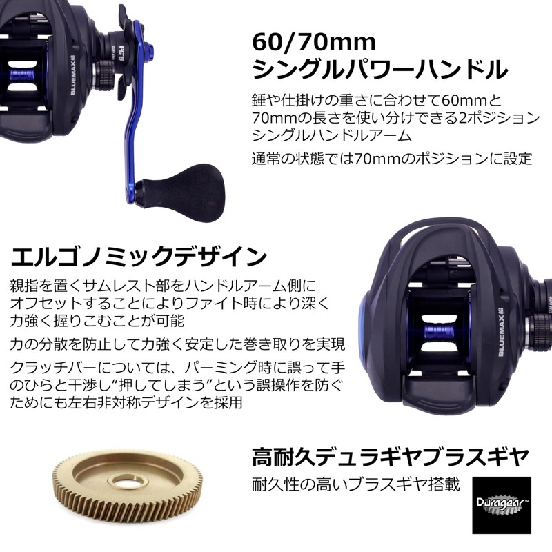 Abu Garcia Blue Max Boat Multi-species Dual-axis Bait Reel