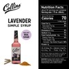 Collins Lavender Simple Syrup 32 Fl Oz Cocktail Mixer for