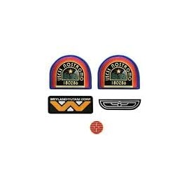 Alien U.S.C.S.S. Nostromo Flight Wings Weyland Yutani Patch [5PC Bundle-with Nostromo Pin]