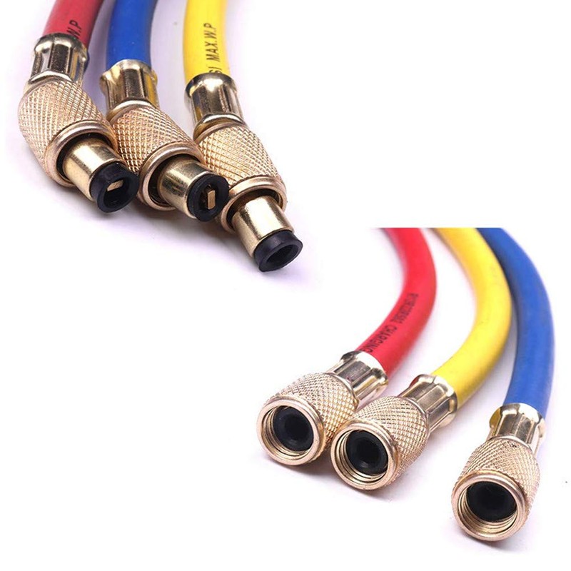 ANTFEES HVAC 1/4" Quick Coupler Charging Gaskets Hose Seals Refrigerant
