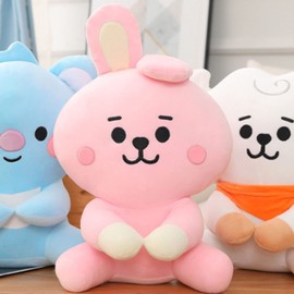 Ejoyous Juguete de Peluche de Dibujos Animados, Lindo Juguete de Peluche de 9,8 Pulgadas, Divertido, Exquisito, Muñeco de Peluche Suave para Decoración de Fiestas en el Hogar (Conejo)