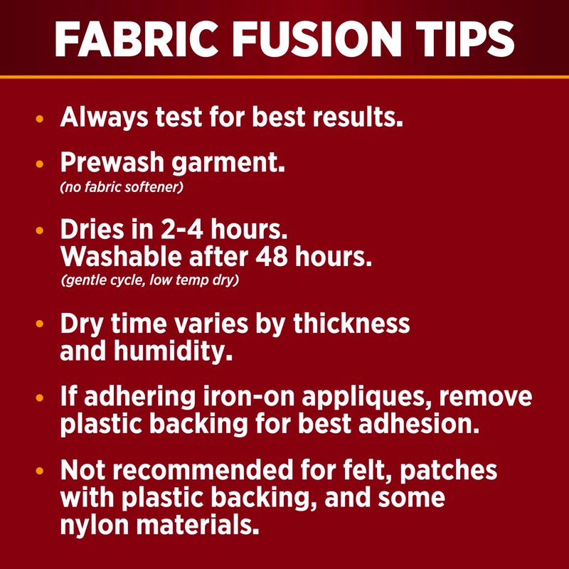 Aleene's Fabric Fusion Glue .66 oz 3-Pack, Nontoxic, Permanent and