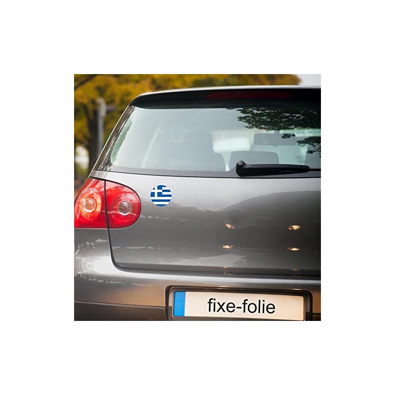 Pack of 12 Stickers Greece Round 4 cm Greece Flag