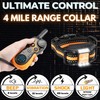 Dog Shock Collar with Remote, Unmatched 4-Mile Range, Night-Light Mode,