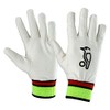 Kookaburra Full Chamois Wicket Keeping Inners, Over Sized Adult,White/Red/Yellow