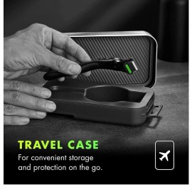 Gillette Labs Men's Razor with Exfoliating Bar w/ Stand 3 Cartridges & Case