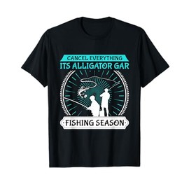 Alligator Gar Fishing Spot Rod and Reel Combo Alligator Gar T-Shirt